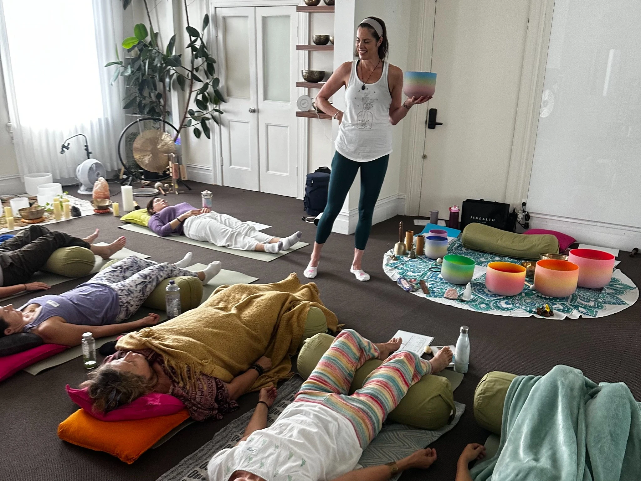 Professional sound healing training workshop at Mystic Wellness Petersham