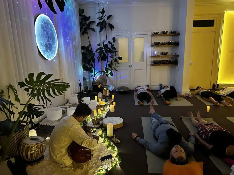 Mystic Wellness group sound healing experience